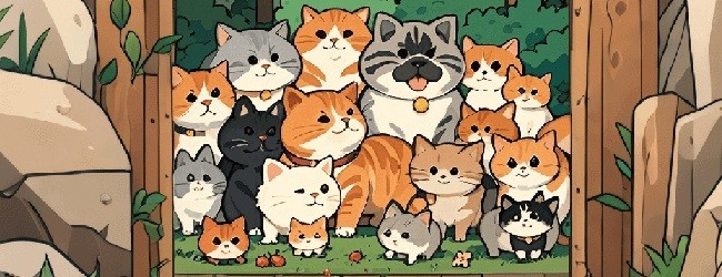 看图猜猫狗宣传图