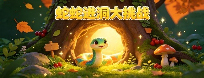 蛇蛇进洞大挑战宣传图