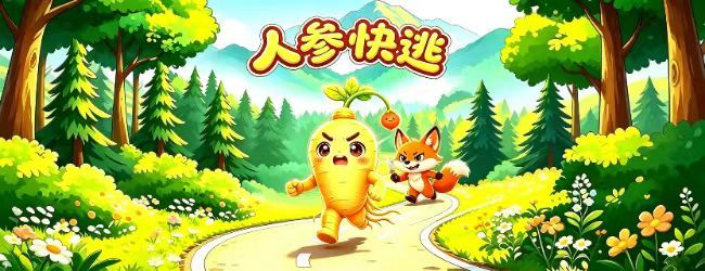 人参快逃宣传图