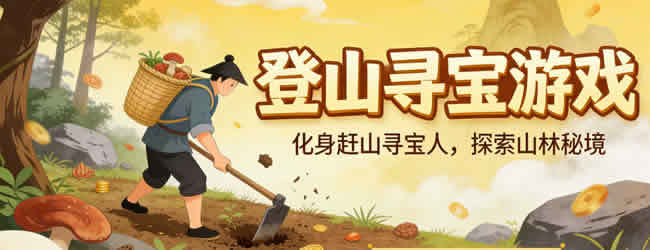 登山寻宝游戏宣传图