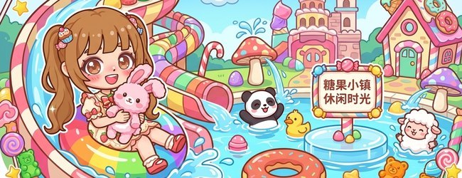 糖果小镇休闲时光宣传图