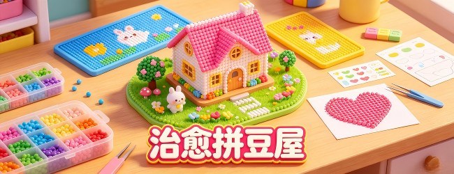 治愈拼豆屋宣传图