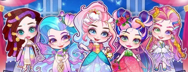 少女换装小游戏宣传图