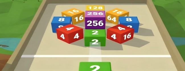 数字方块合成游戏宣传图