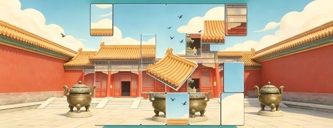 早教小拼图宣传图
