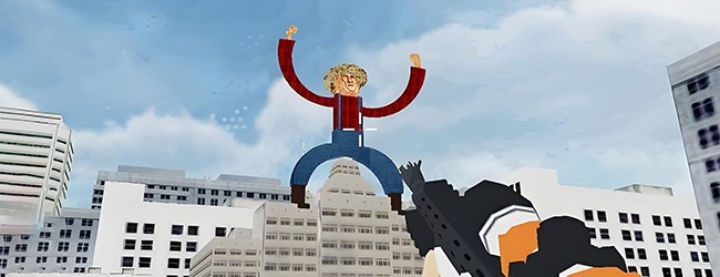 城市枪战危机宣传图