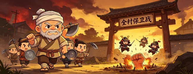 全村保卫战宣传图
