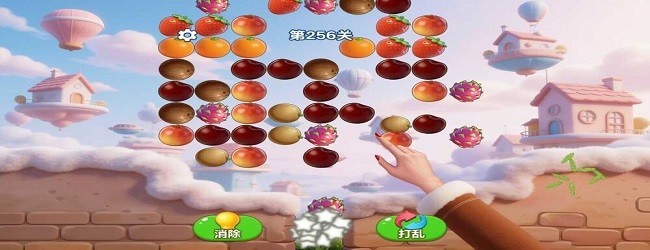 水果对对消除游戏宣传图