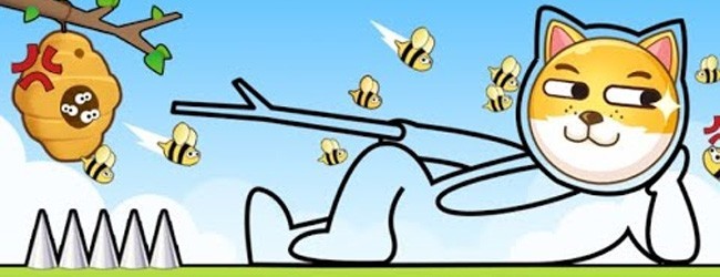 经典画线救狗狗游戏宣传图