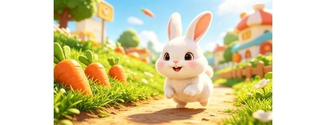 萌兔快跑宣传图