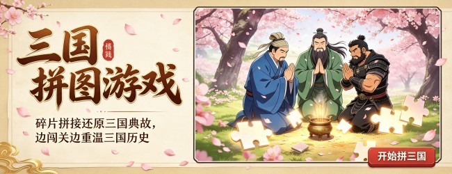 三国拼图游戏宣传图
