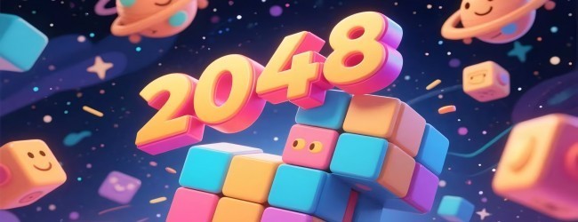 合成2048数字方块宣传图