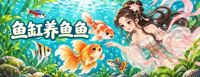 鱼缸养鱼鱼鱼宣传图
