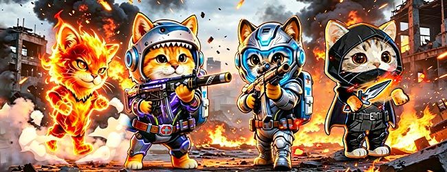 猫猫突围逃生宣传图