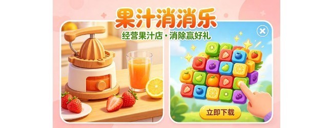 缤纷果汁消除宣传图