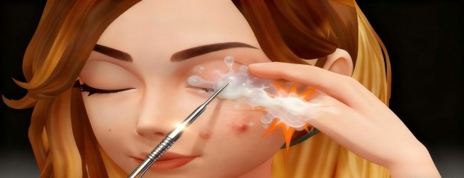 面部清理解压游戏宣传图