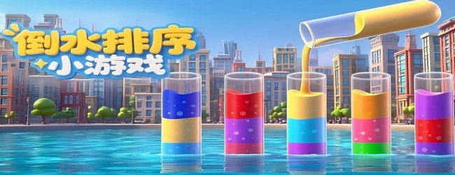 倒水杯解压游戏宣传图