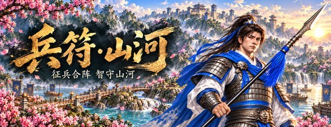 兵符山河宣传图