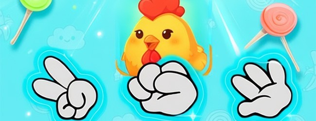 石头剪刀布来猜拳宣传图