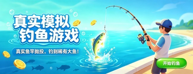 真实模拟钓鱼游戏宣传图