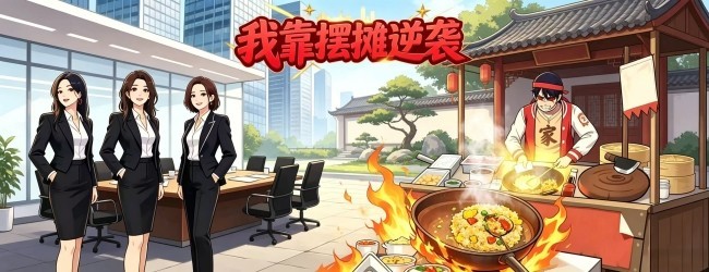 我靠摆摊逆袭宣传图