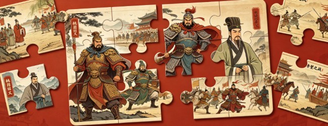 三国模拟拼图宣传图