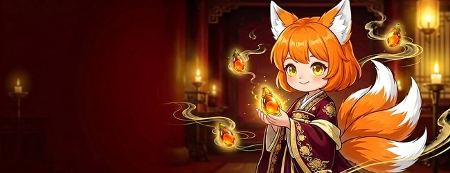敬你一颗丹狐妖国风心理博弈宣传图