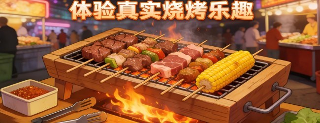 开家煎饼烧烤摊宣传图