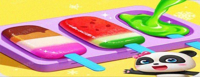 爱莎公主冰淇淋宣传图