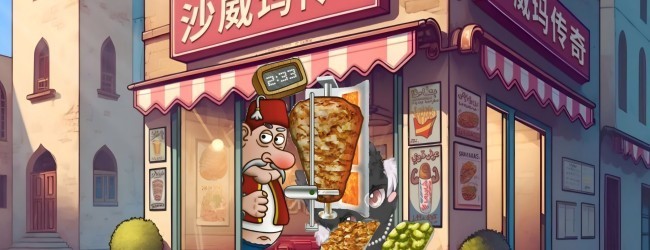 沙威美食餐厅经营宣传图