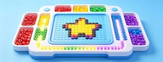 拼豆一起来宣传图