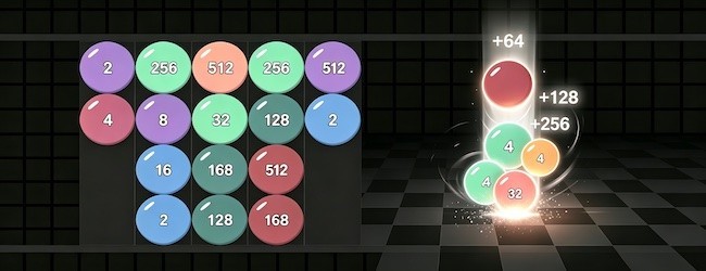 合成2048小球版宣传图