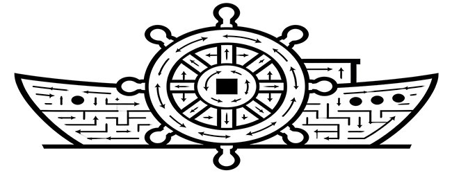线条箭头消消消宣传图