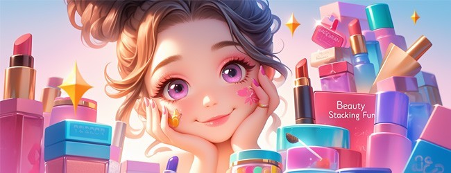 美妆叠叠乐宣传图