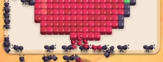 蚂蚁搬砖消除宣传图