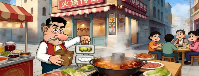 沙威玛火锅餐厅宣传图