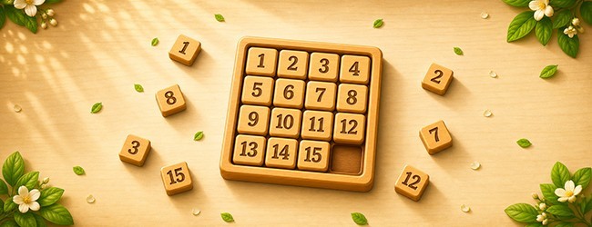 数字华容道数字方块合并宣传图