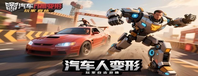 汽车人变形跑酷闯关宣传图