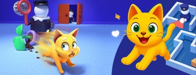 猫猫跑快点宣传图