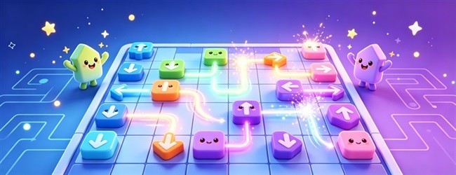 箭头迷宫趣味消宣传图