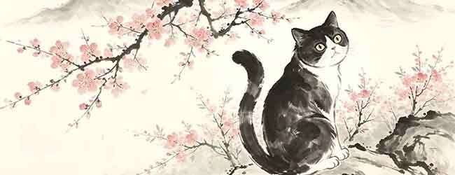 休闲国风猫喵拼拼乐宣传图
