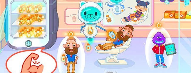 宝宝趣味救护宣传图