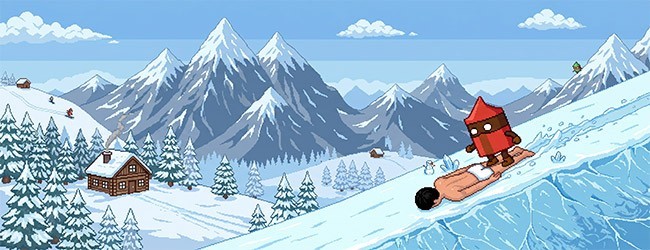 雪人山物语-滑雪冒险宣传图