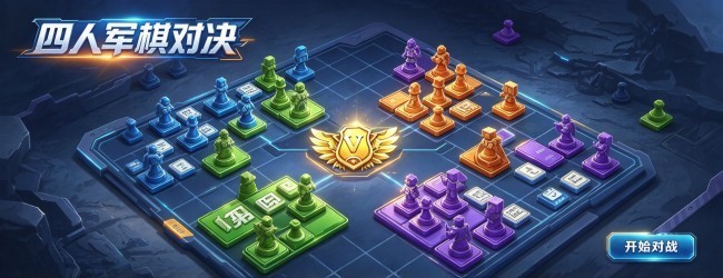 四人军棋对决宣传图