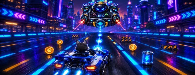 赛车跑酷追猎者宣传图
