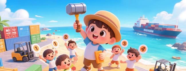 集装箱盲盒宣传图