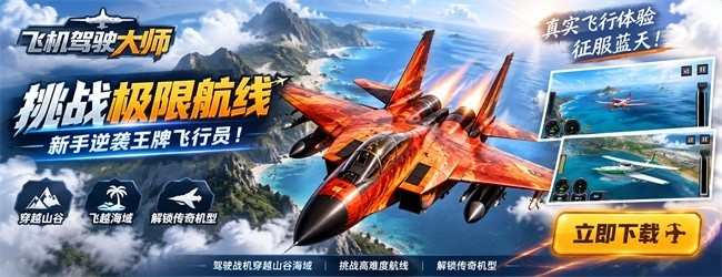 飞机驾驶大师宣传图