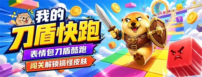 我的刀盾快跑宣传图