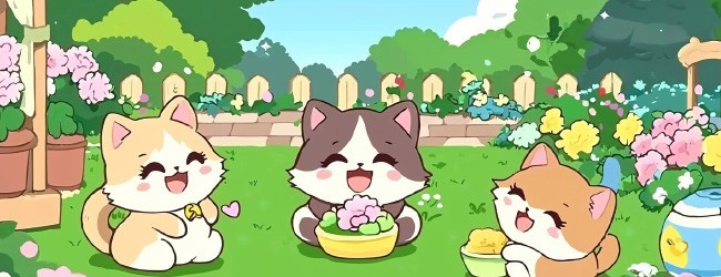 开心抓猫猫宣传图