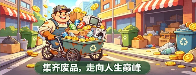 收破烂的亿万富翁宣传图